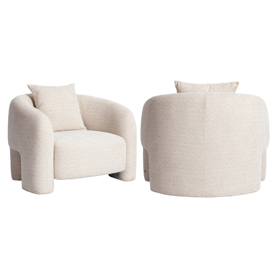 Fotoliu Tuscany, blockweave bej