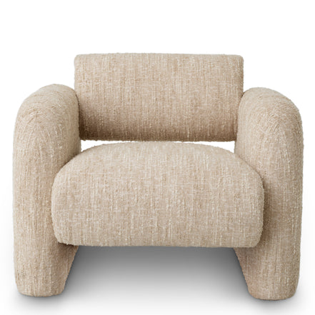 Fotoliu Vesper, bouclé sonata crem