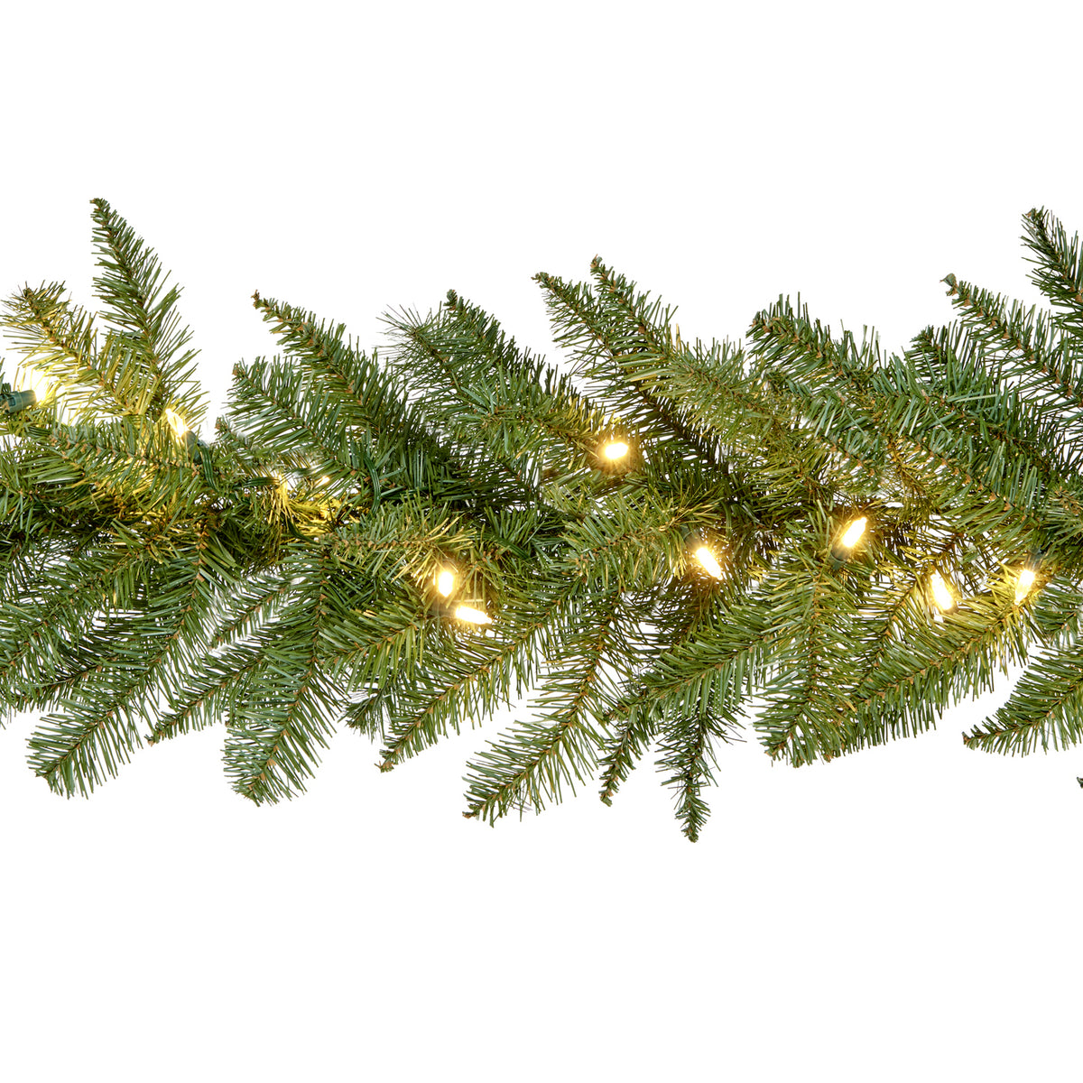 Ghirlandă de brad de exterior cu 50 LED-uri, verde, 180 cm, 160 de vârfuri