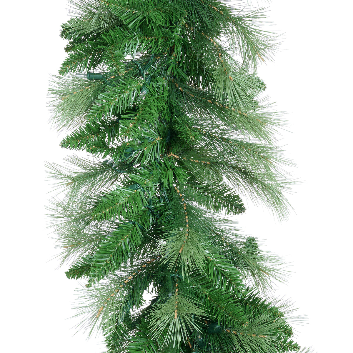 Ghirlandă de brad de exterior, verde, 610 cm, 795 de vârfuri