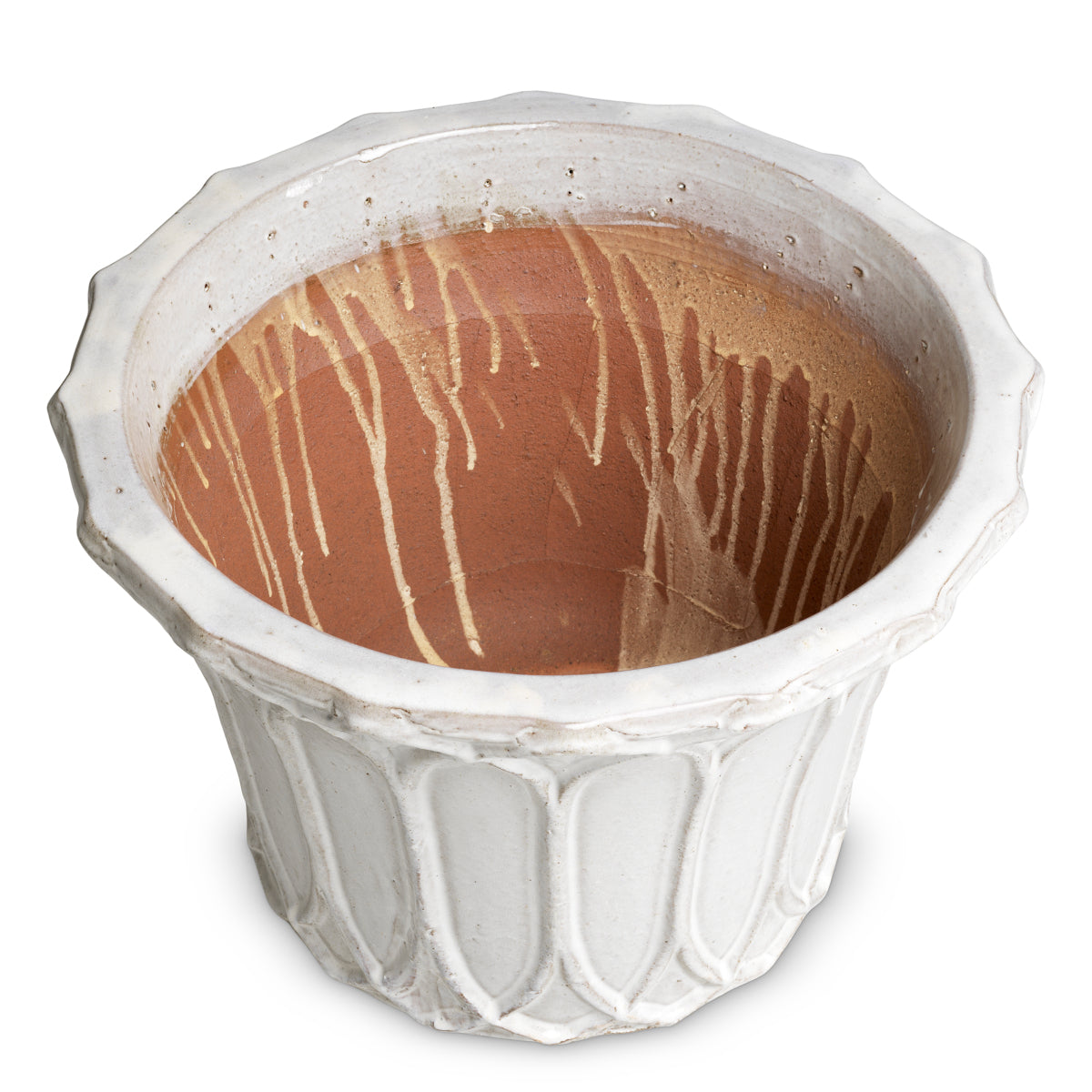 Ghiveci de exterior Iverson, finisaj gri deschis, set de 2