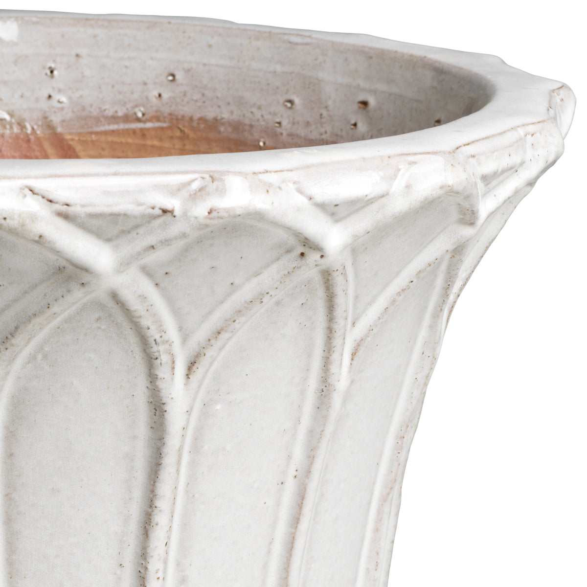 Ghiveci de exterior Iverson, finisaj gri deschis, set de 2