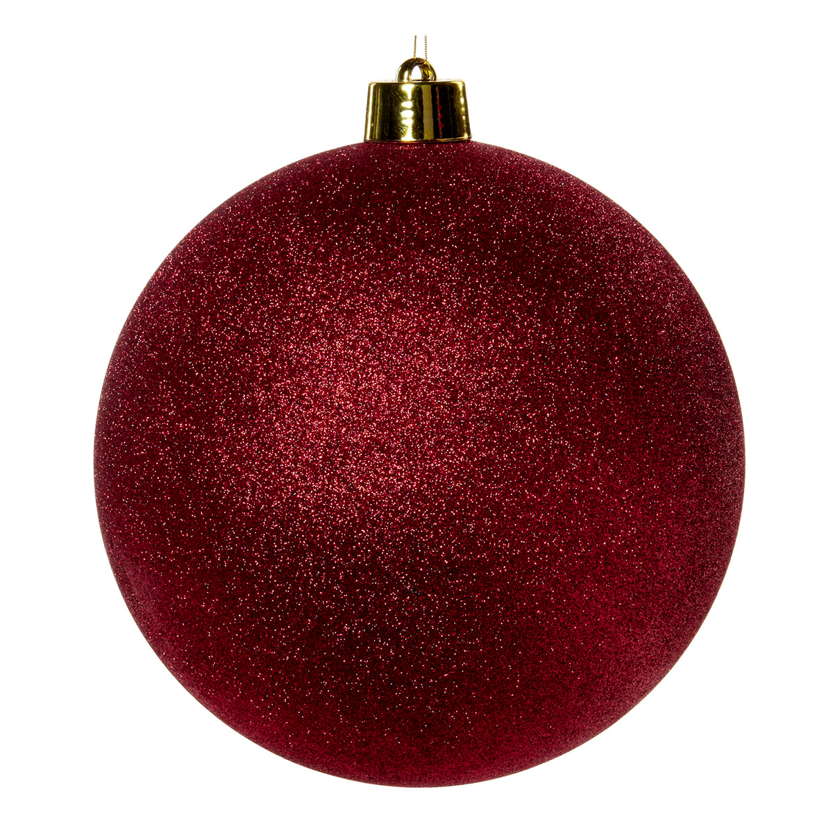 Glob decorativ cu sclipici, burgund, 30 cm