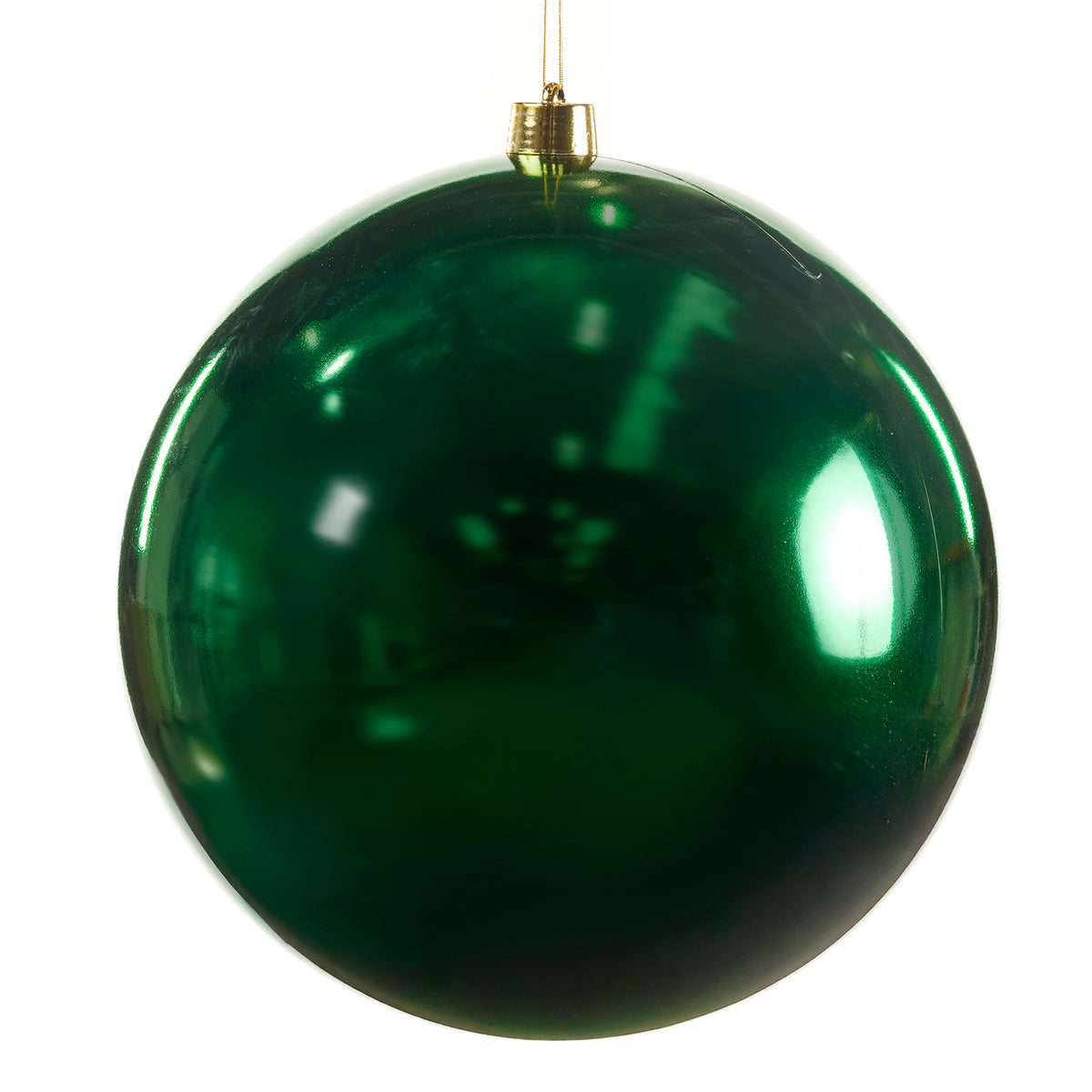 Glob decorativ lucios, verde, 50 cm
