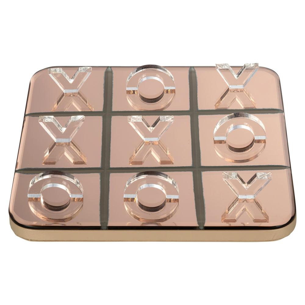 Joc decorativ Caylin, auriu, Tic-Tac-Toe