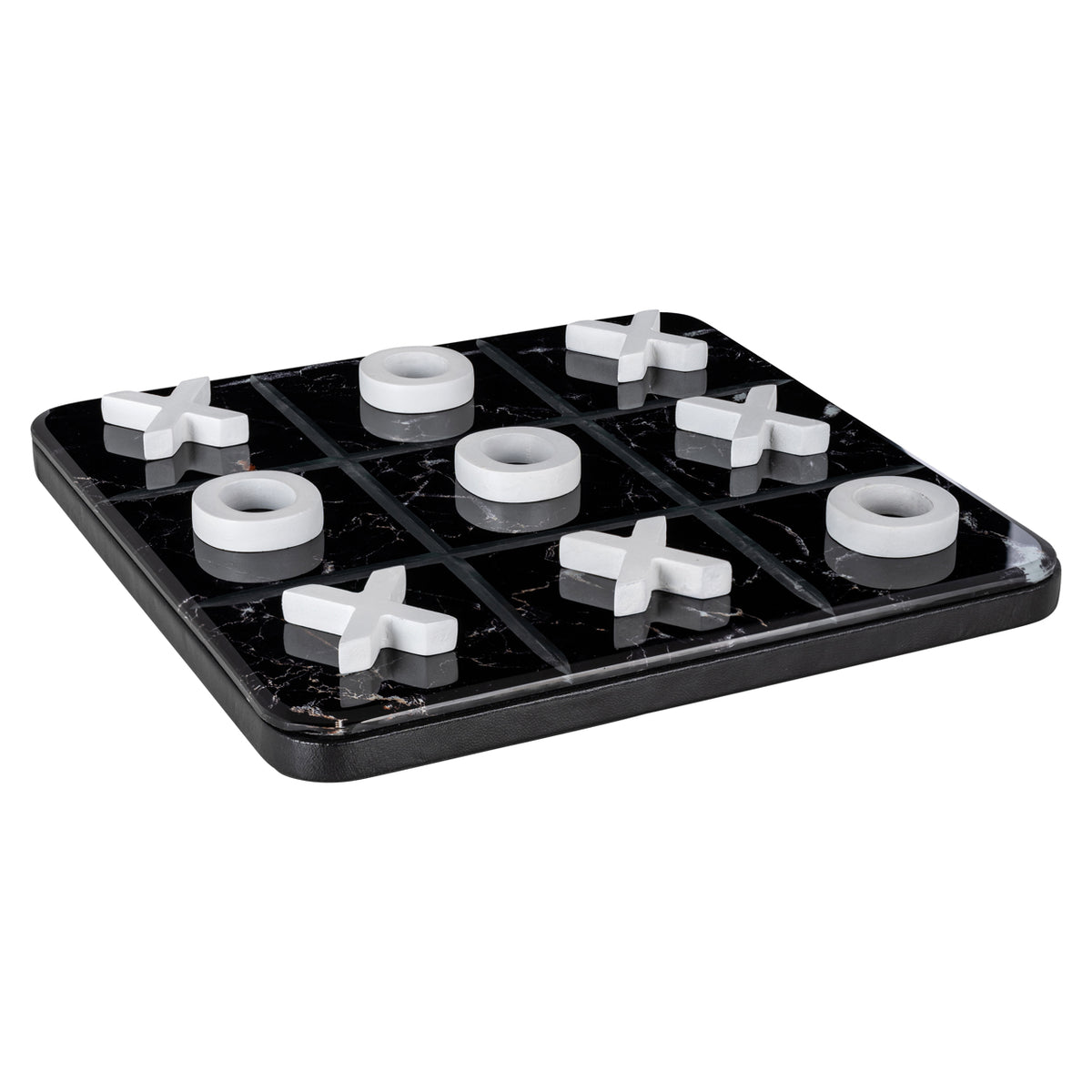 Joc decorativ Trixi, negru/alb, Tic-Tac-Toe