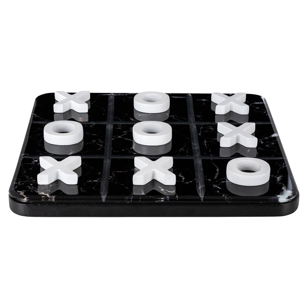 Joc decorativ Trixi, negru/alb, Tic-Tac-Toe