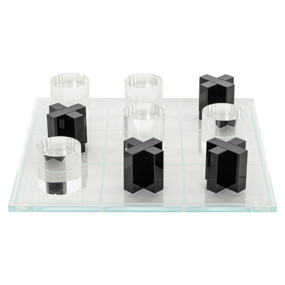 Joc decorativ Zala, negru, Tic-Tac-Toe