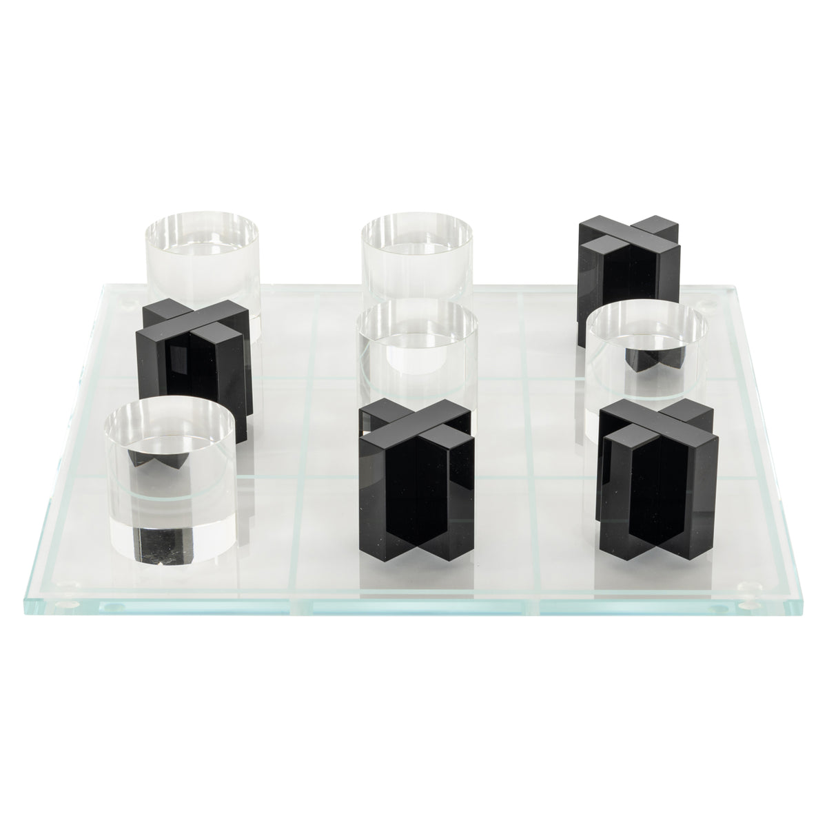 Joc decorativ Zala, negru, Tic-Tac-Toe