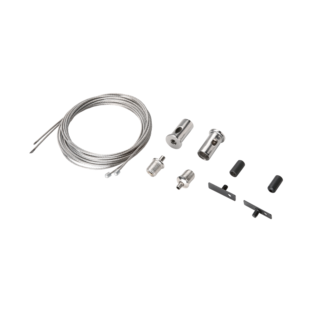 Kit de suspensie Deva pentru șină aparentă 2 m