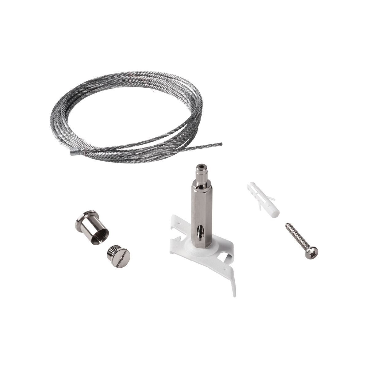 Kit de suspensie trifazat Link fără ramă 3 m, alb