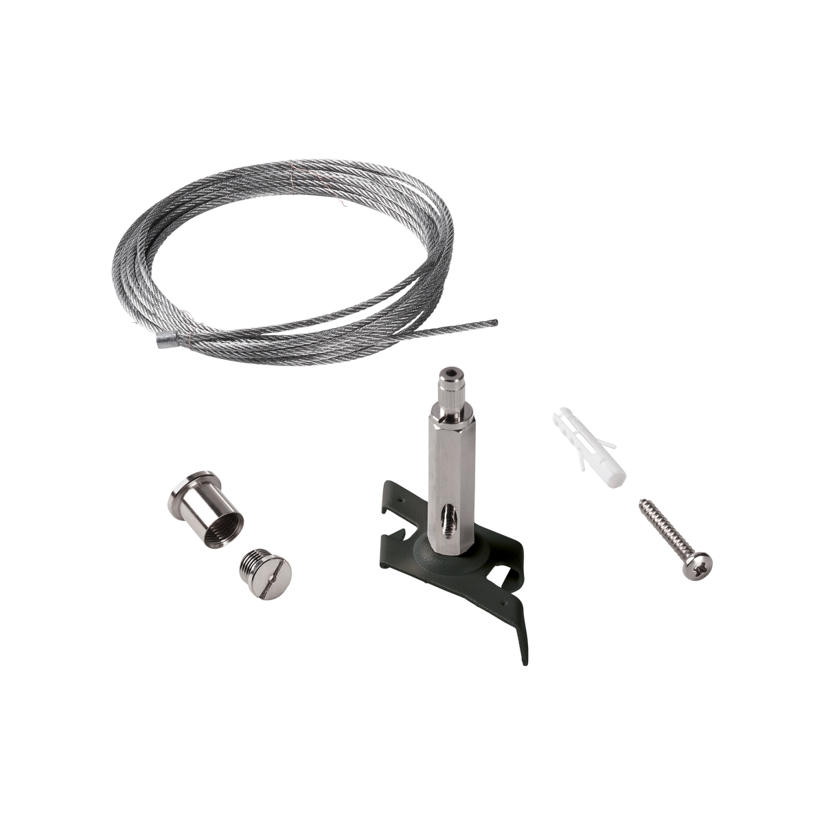 Kit de suspensie trifazat Link fără ramă 5 m, negru