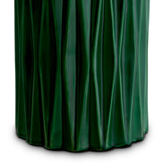 Lampă de masă Amarello, ceramică verde, cu abajur