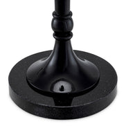 Lampă de masă Arabella, finisaj negru lucios, cu abajur