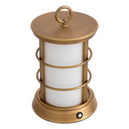 Lampă de masă de exterior Kyle S, finisaj alamă antichizată