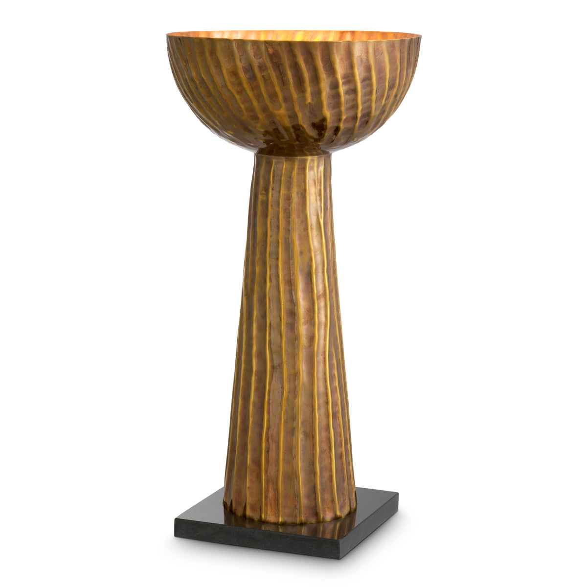 Lampă de masă Fenwick, finisaj alamă vintage