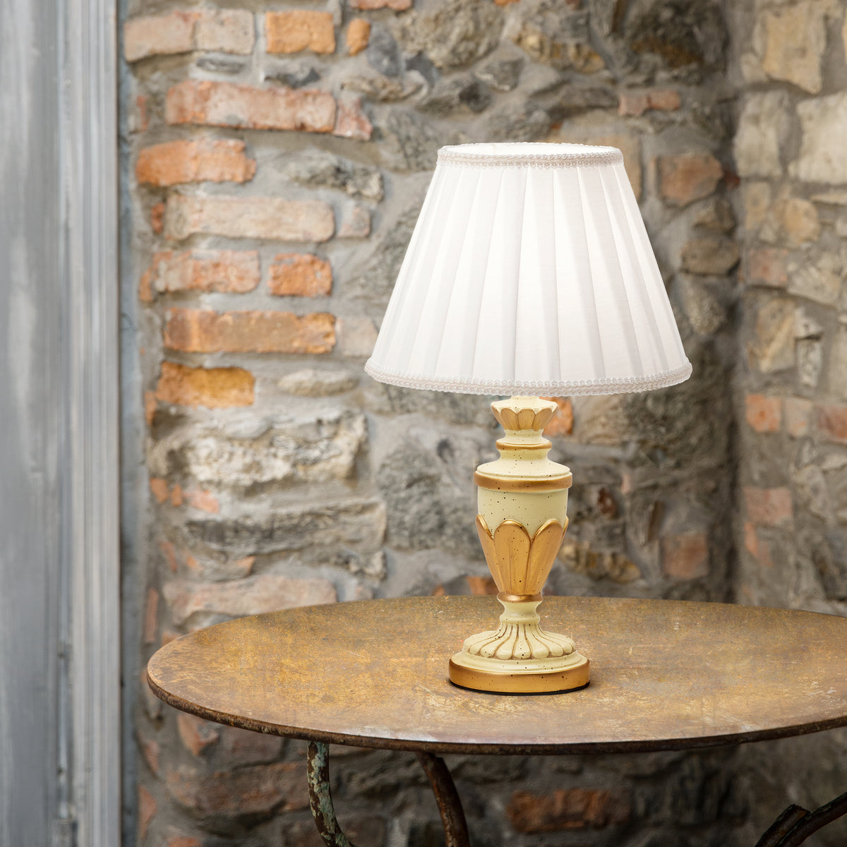 Lampă de masă Firenze TL1, alb – ambient