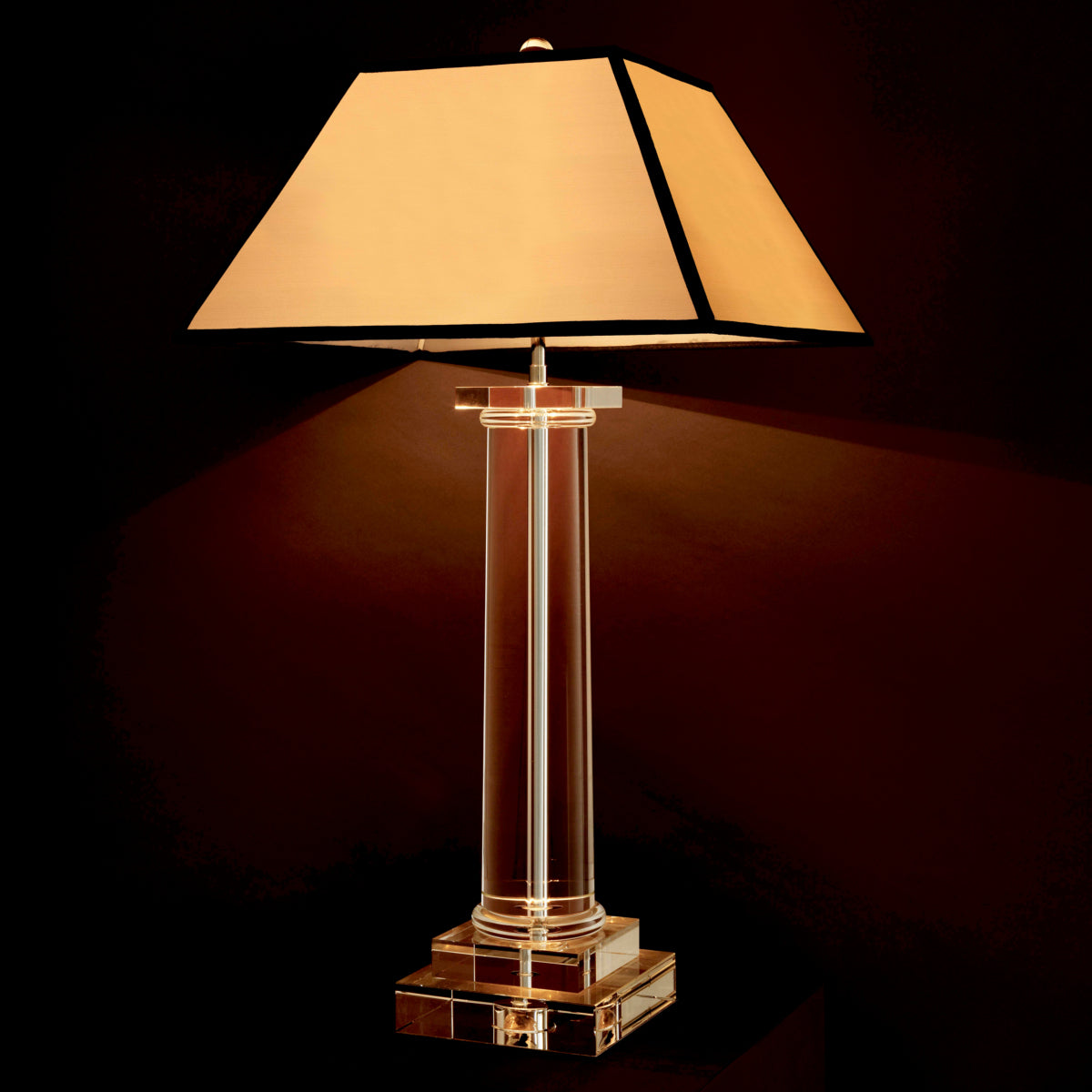 Lampă de masă Kensington, cristal
