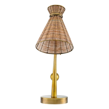 Lampă de masă Kon Tiki, ratan