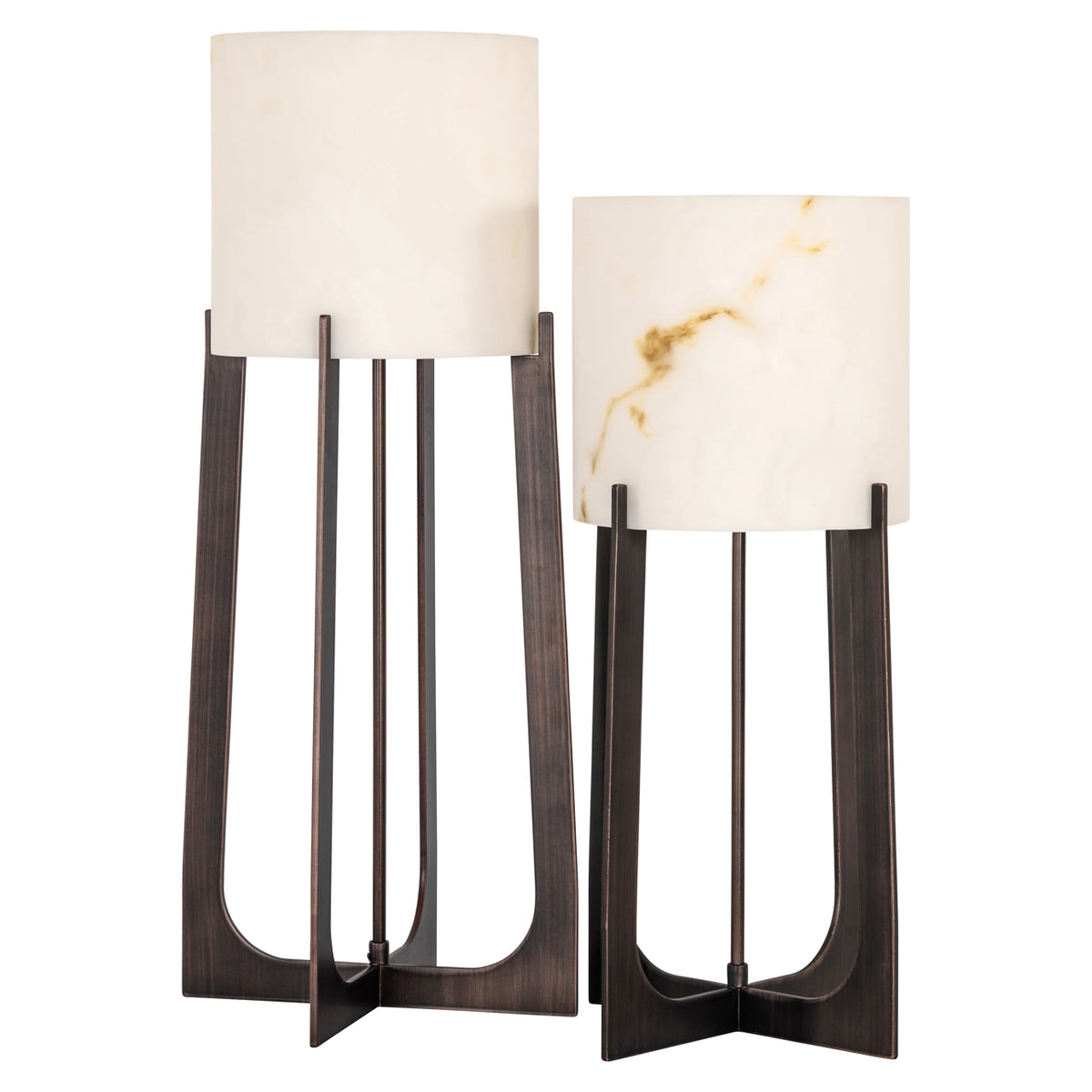Lampă de masă Loura, bronz, mare