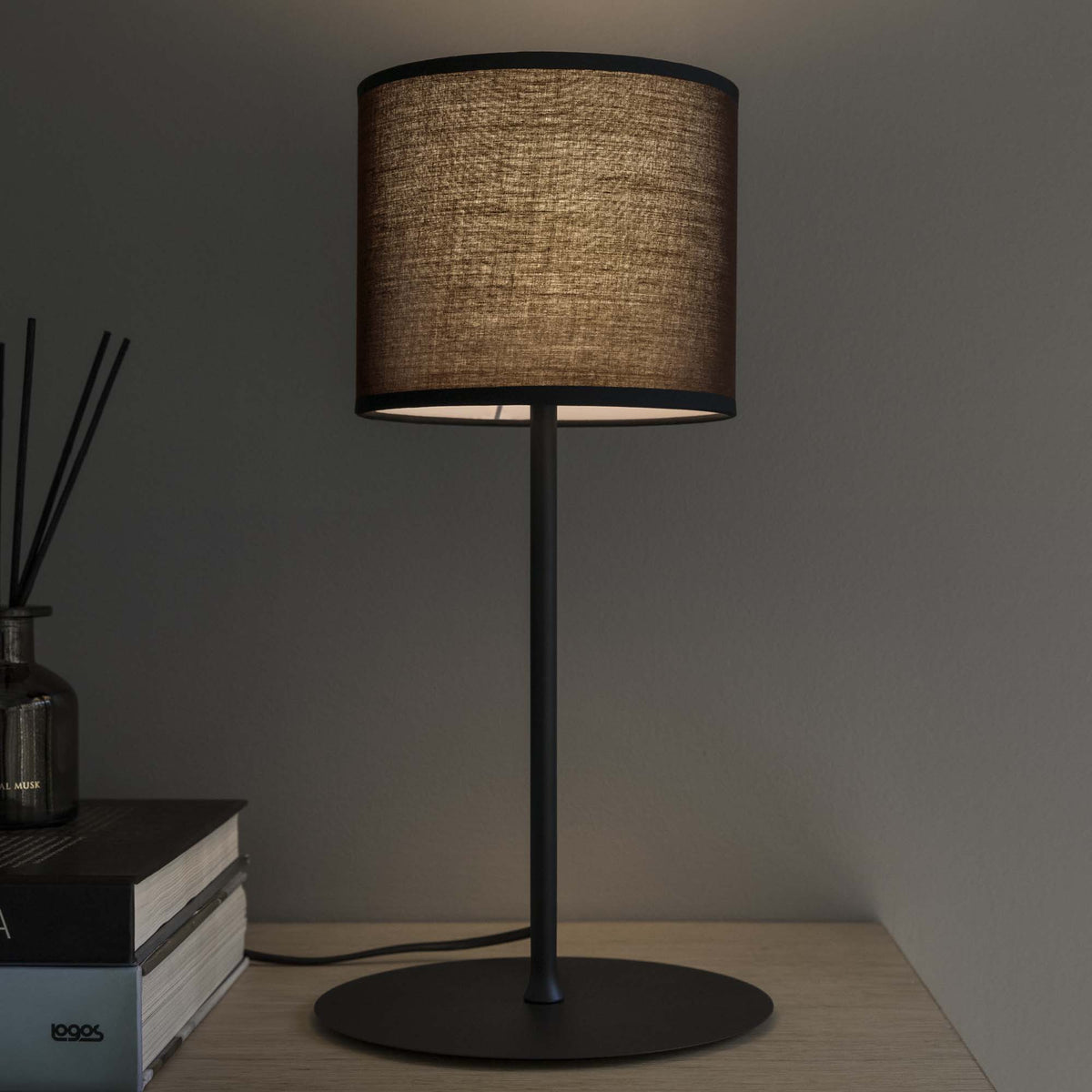 Lampă de masă modulară Set Up MTL1 mic, negru – ambient