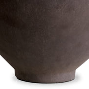 Lampă de masă Moon Jar, finisaj taupe, cu abajur