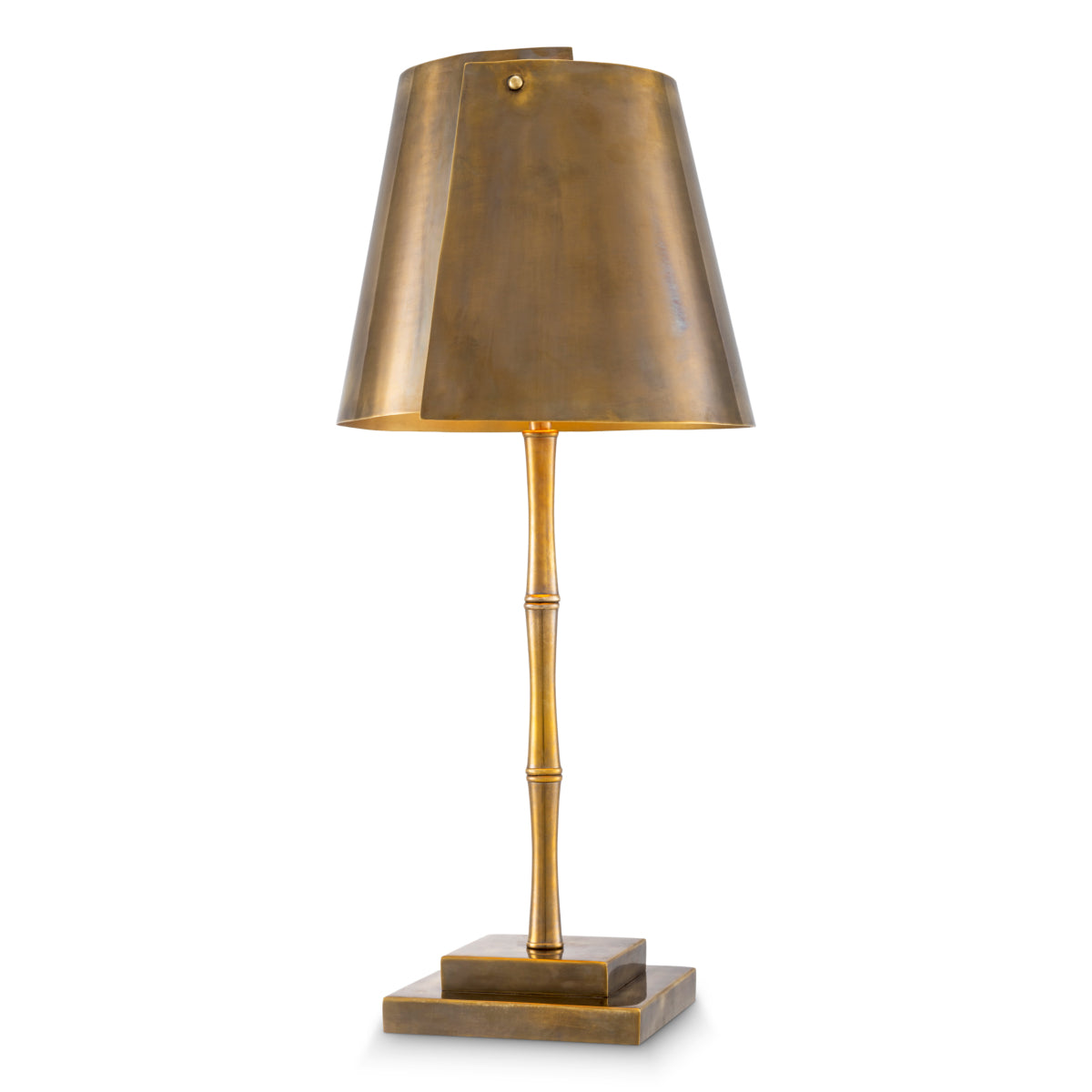 Lampă de masă Seraphina, finisaj alamă vintage