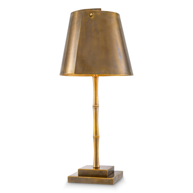 Lampă de masă Seraphina, finisaj alamă vintage