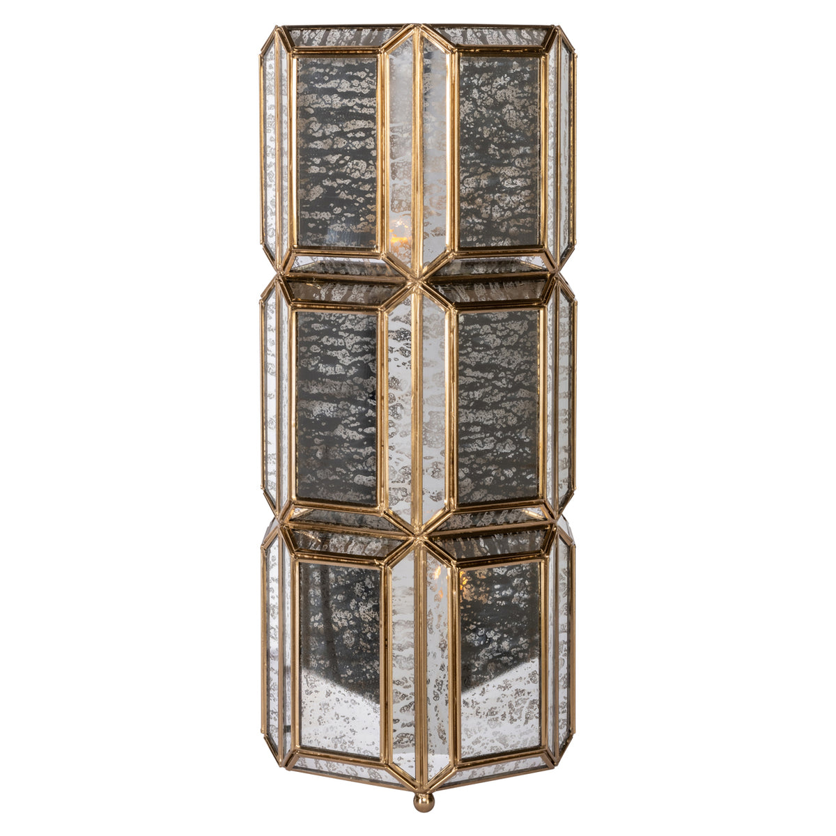 Lampă de masă Yael, alamă antichizată