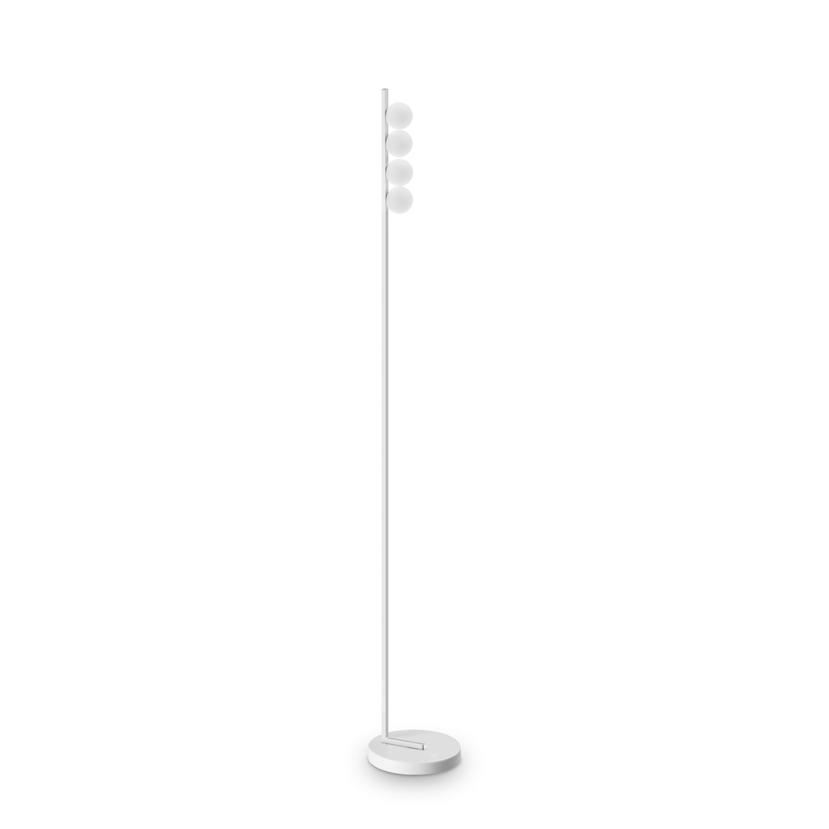 Lampă de podea Binomio LED PT4, alb