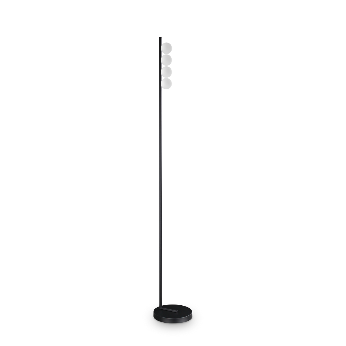 Lampă de podea Binomio LED PT4, negru