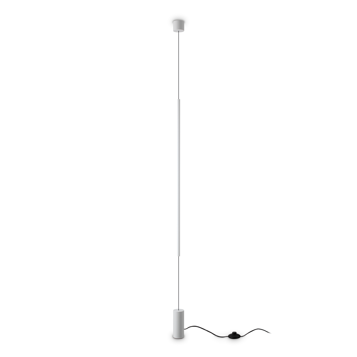 Lampă de podea Essence PT cu suspensie rotundă 2700K, alb