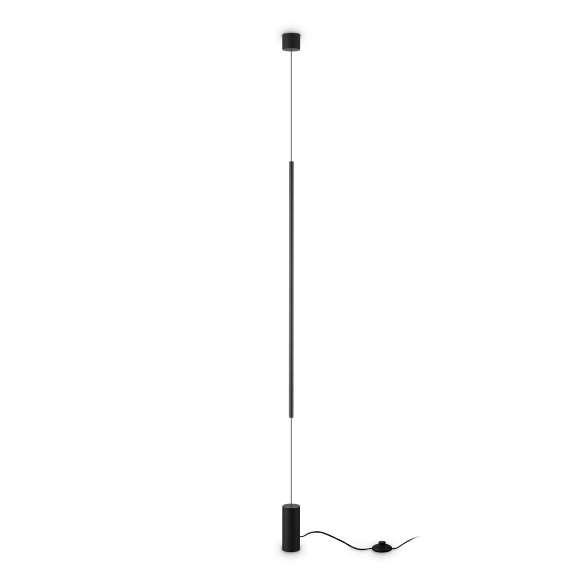 Lampă de podea Essence PT cu suspensie rotundă 2700K, negru
