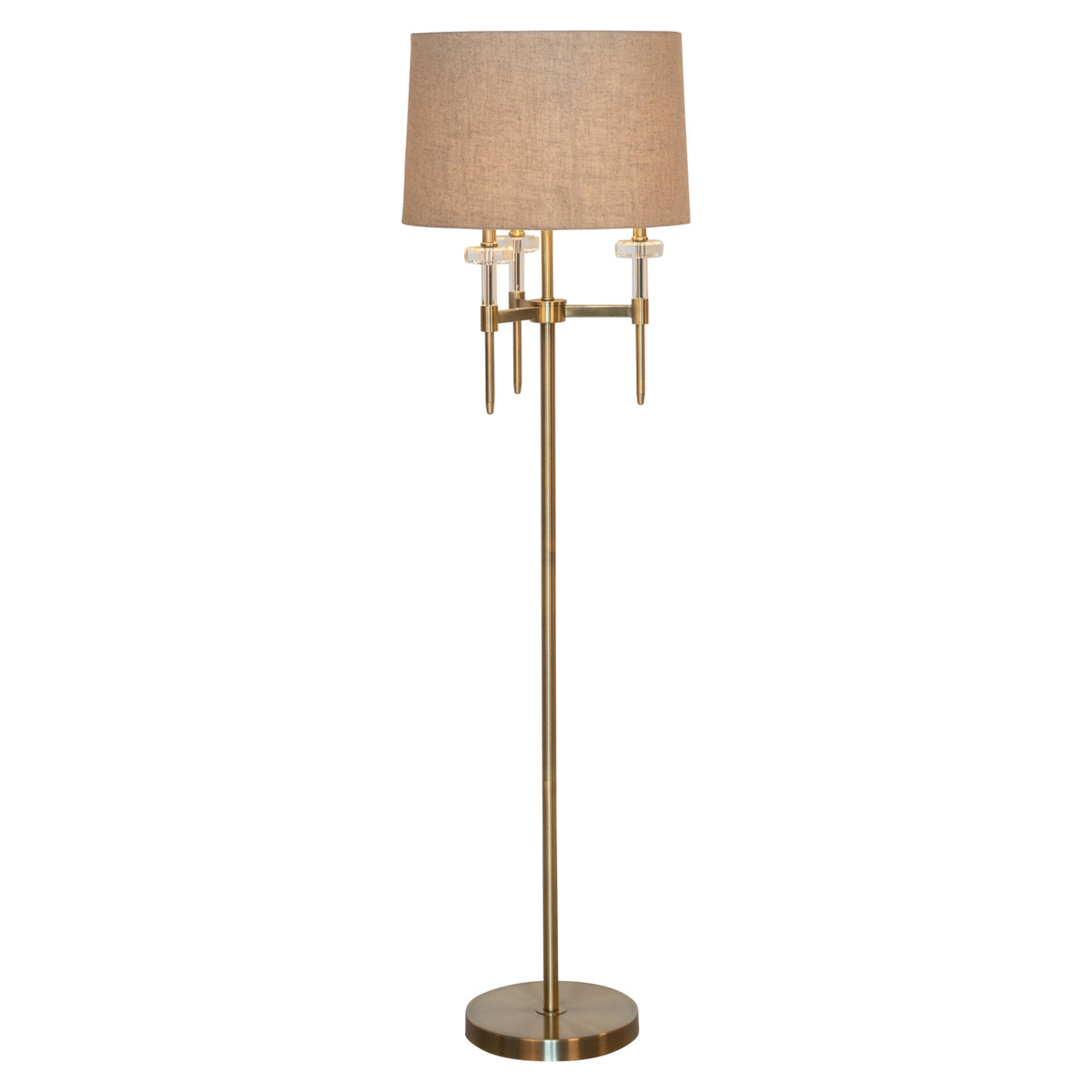 Lampă de podea Josie, auriu periat