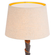 Lampă de podea Riverbank, finisaj bronz cu reflexe, cu abajur