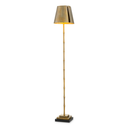 Lampă de podea Seraphina, finisaj alamă vintage