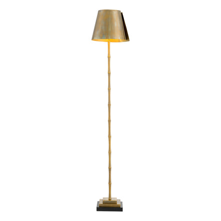 Lampă de podea Seraphina, finisaj alamă vintage