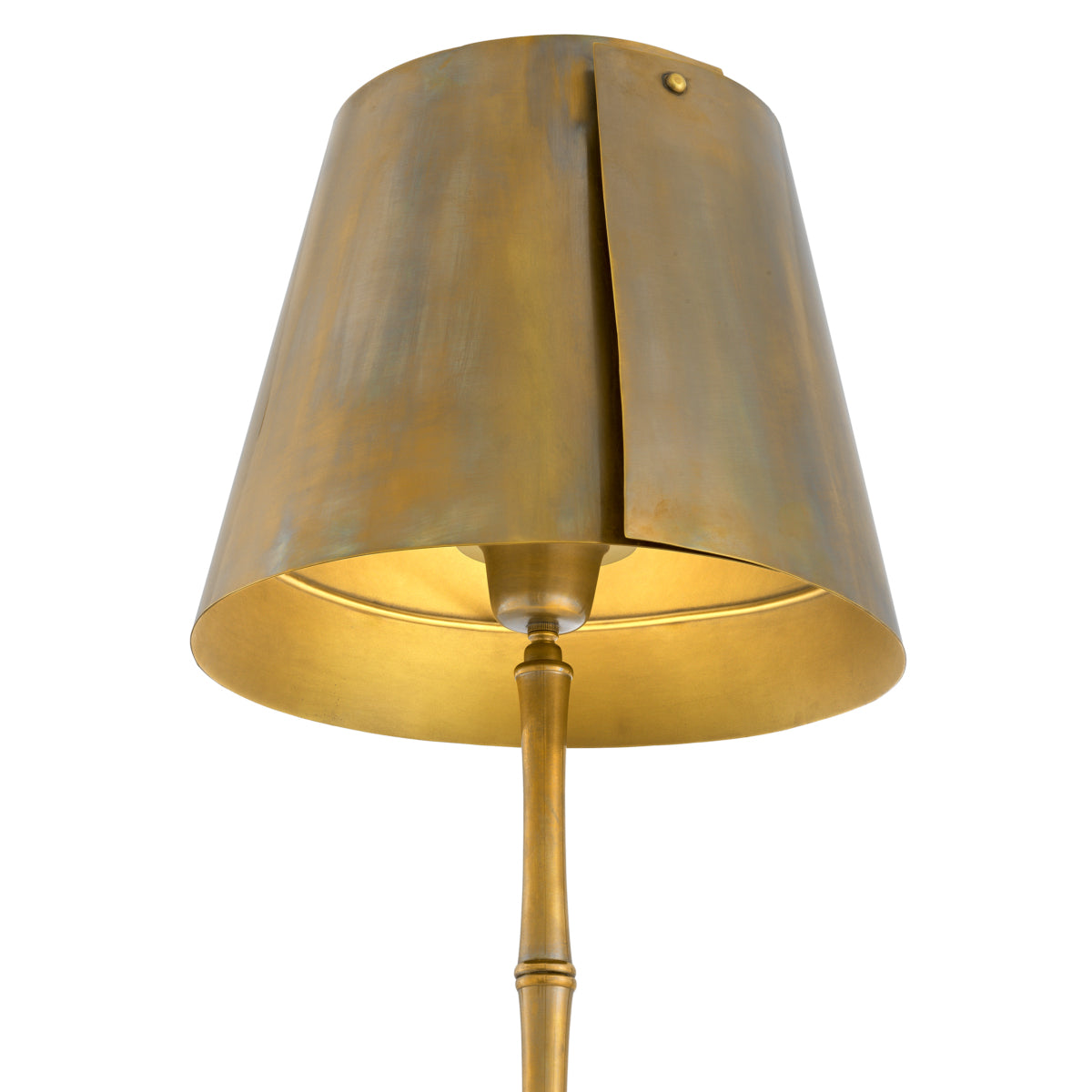 Lampă de podea Seraphina, finisaj alamă vintage