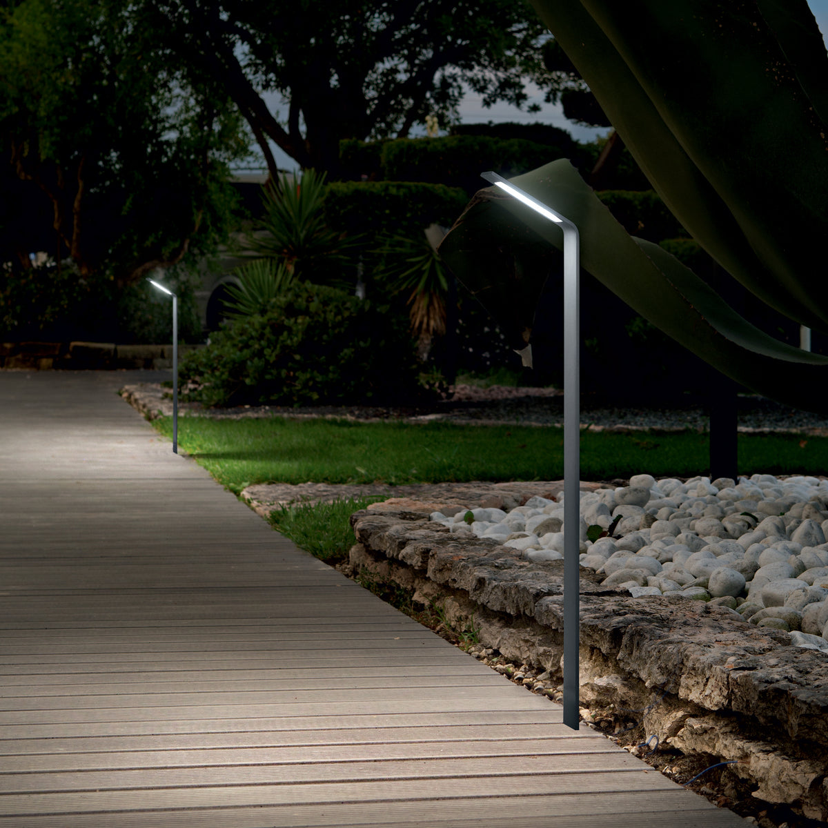 Lampadar de exterior Agos PT H80 3000K, antracit – ambient