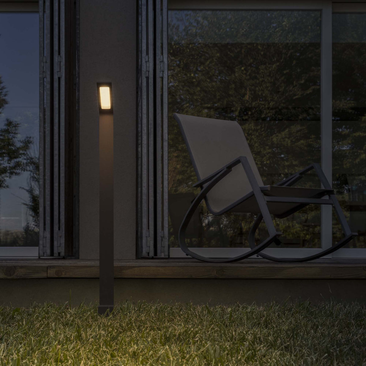 Lampadar de exterior Agos PT H80 3000K, antracit – ambient