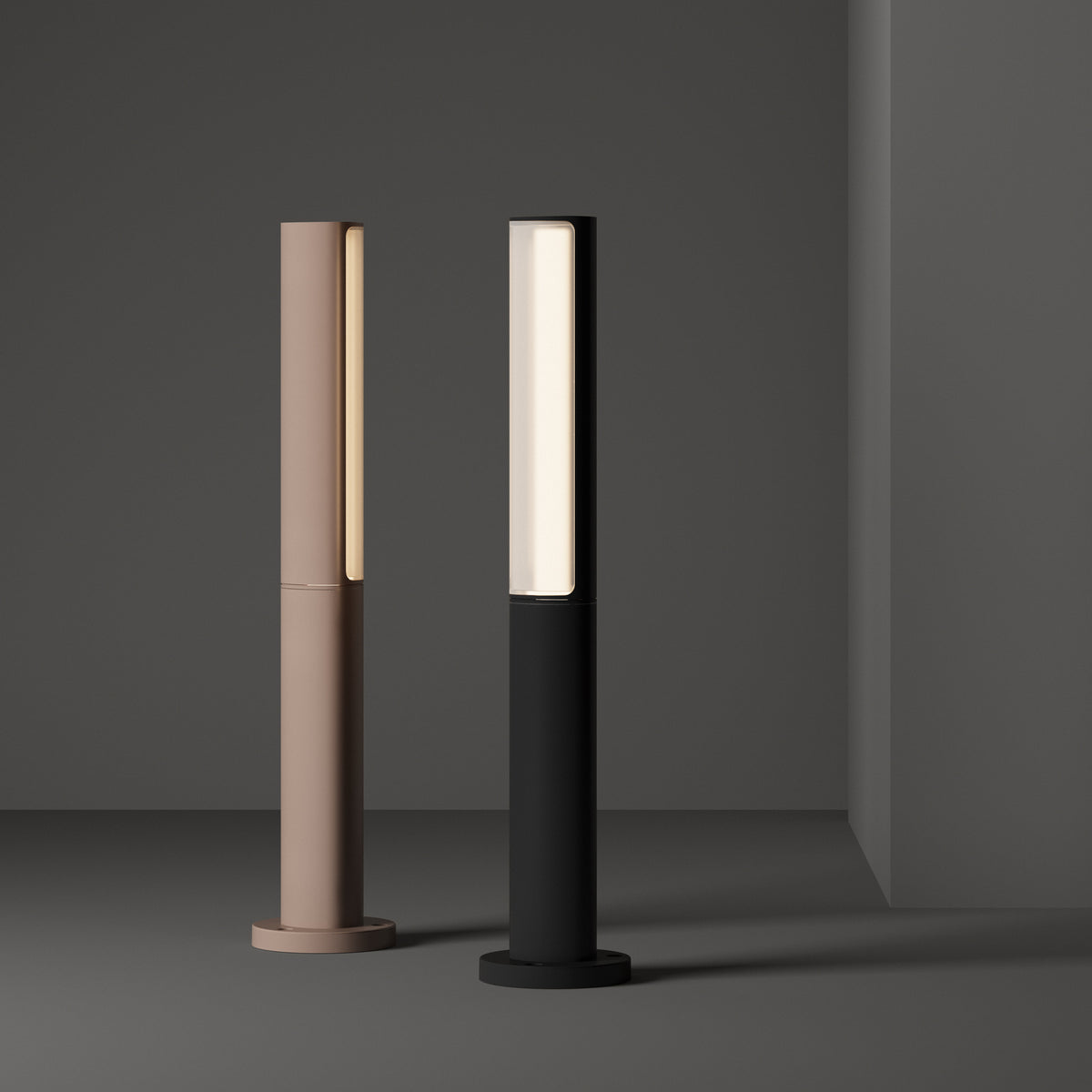 Lampadar de exterior Etere PT 3000K, negru – ambient