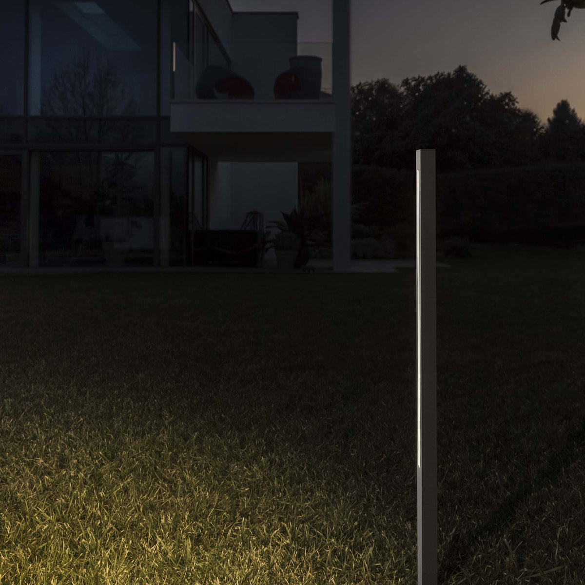 Lampadar de exterior Jedi PT H160, negru – ambient