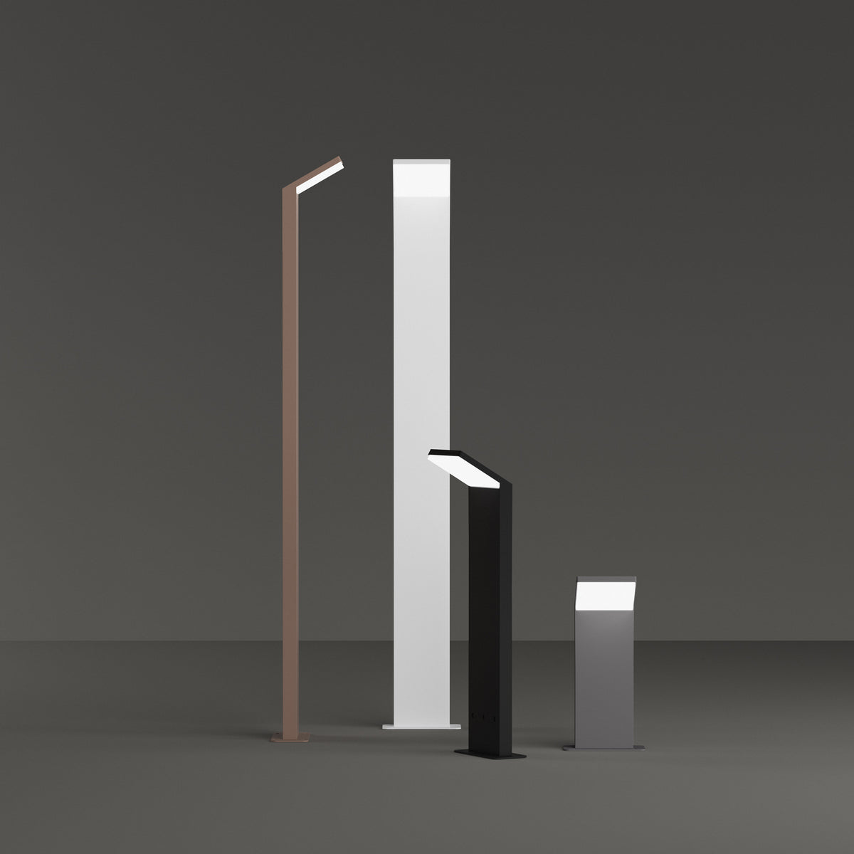 Lampadar de exterior Style PT H050 3000K, negru – ambient