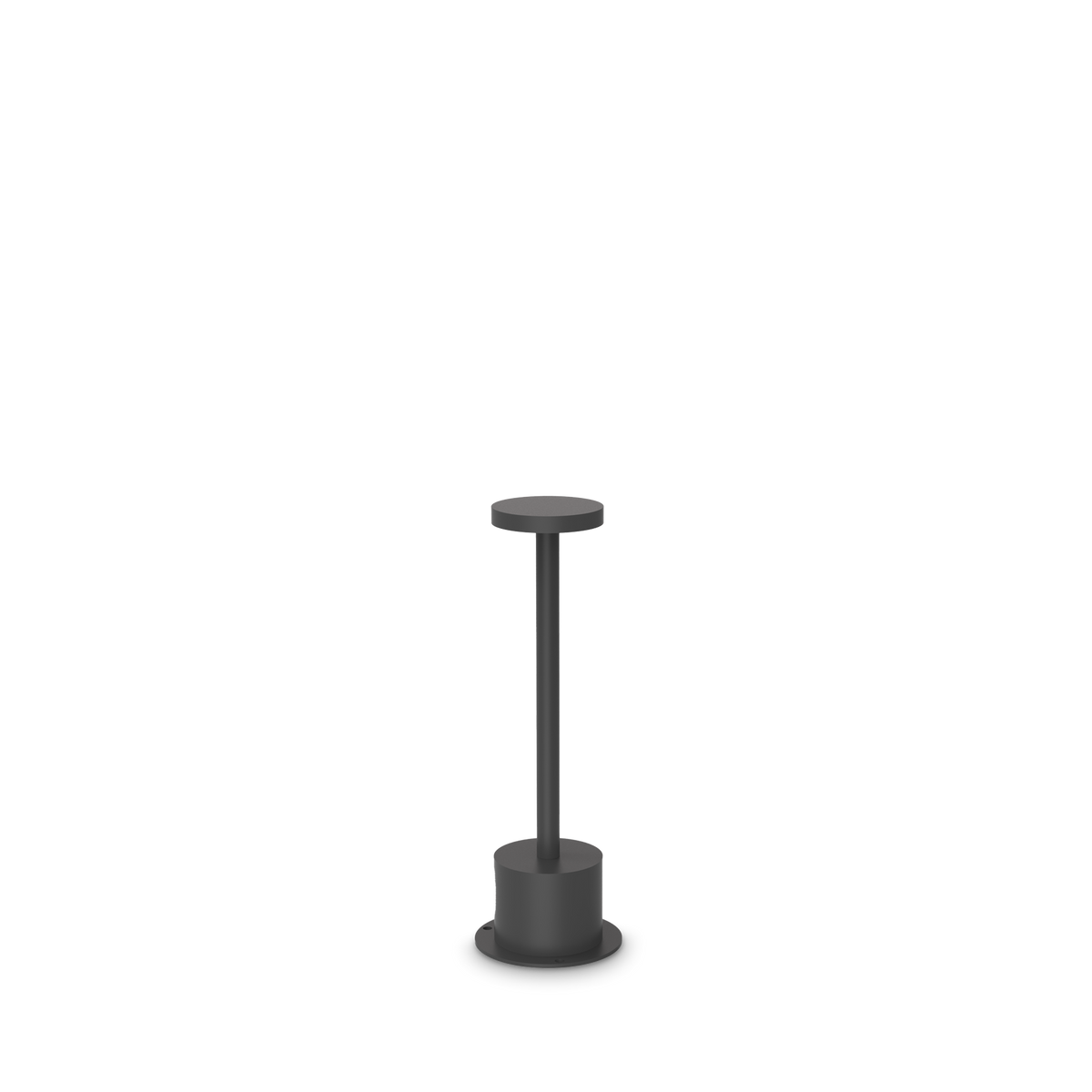 Lampadar de exterior Toffee PT D080 H025, negru
