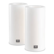 Lumânare artificială ø 10 x Î. 21 cm, albă, set de 2