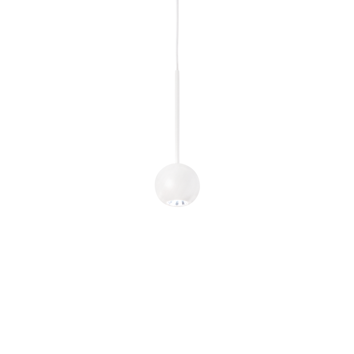 Lustră pendul Archimede SP sferică, alb