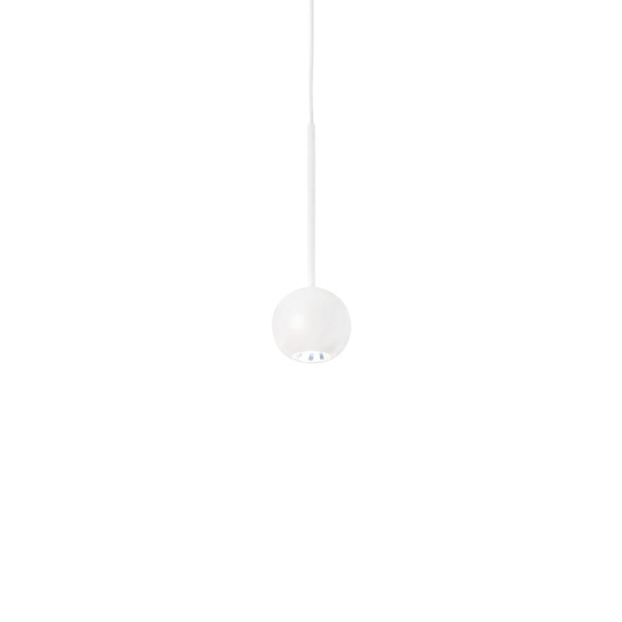 Lustră pendul Archimede SP sferică, alb