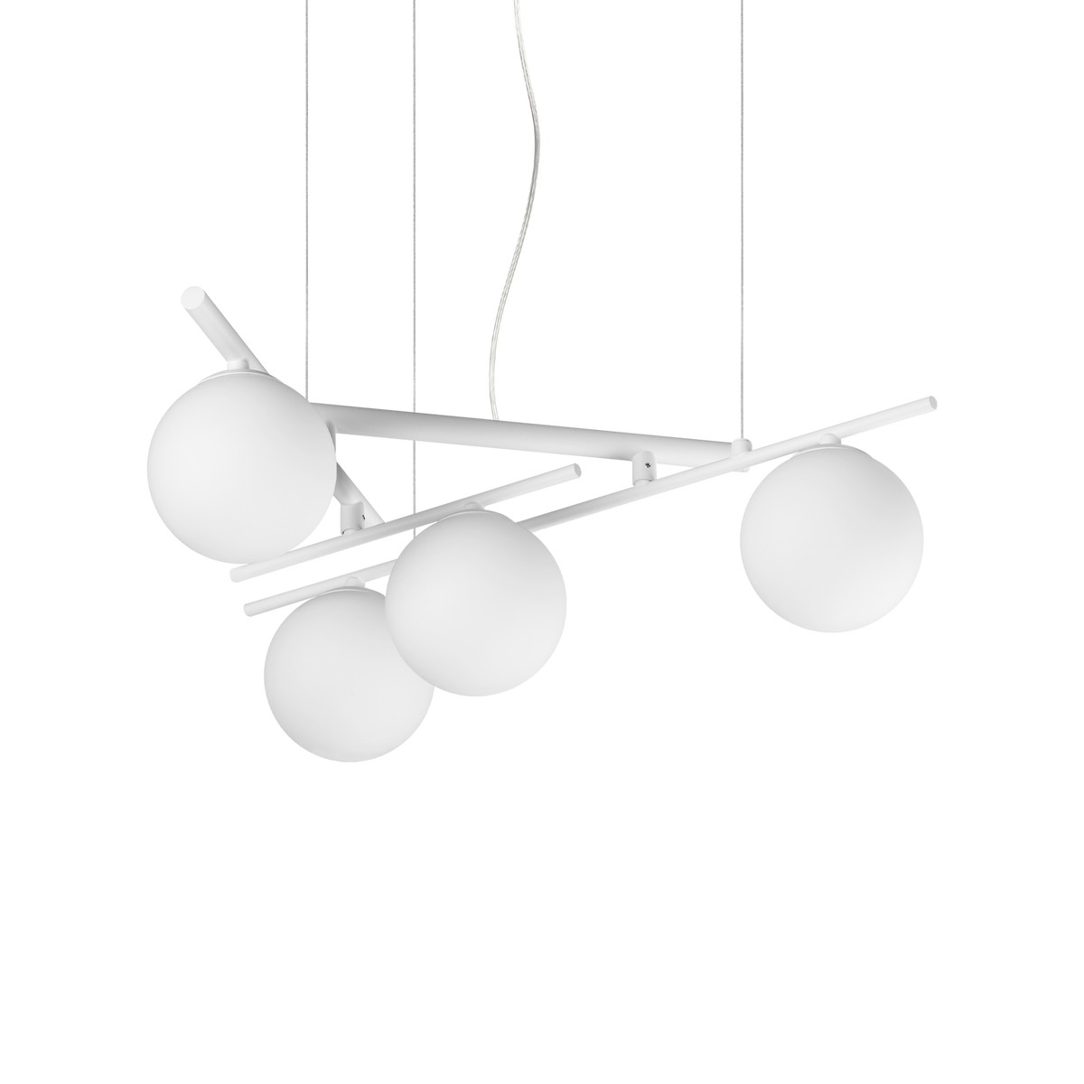 Lustră pendul Atlas SP4, alb