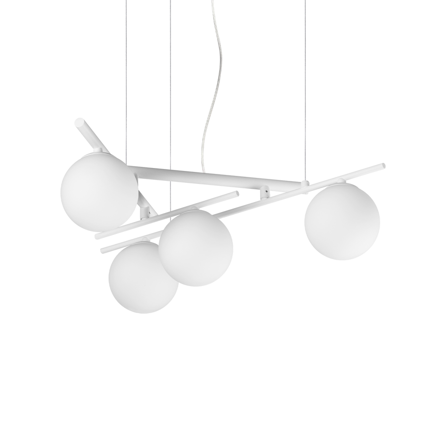 Lustră pendul Atlas SP4, alb