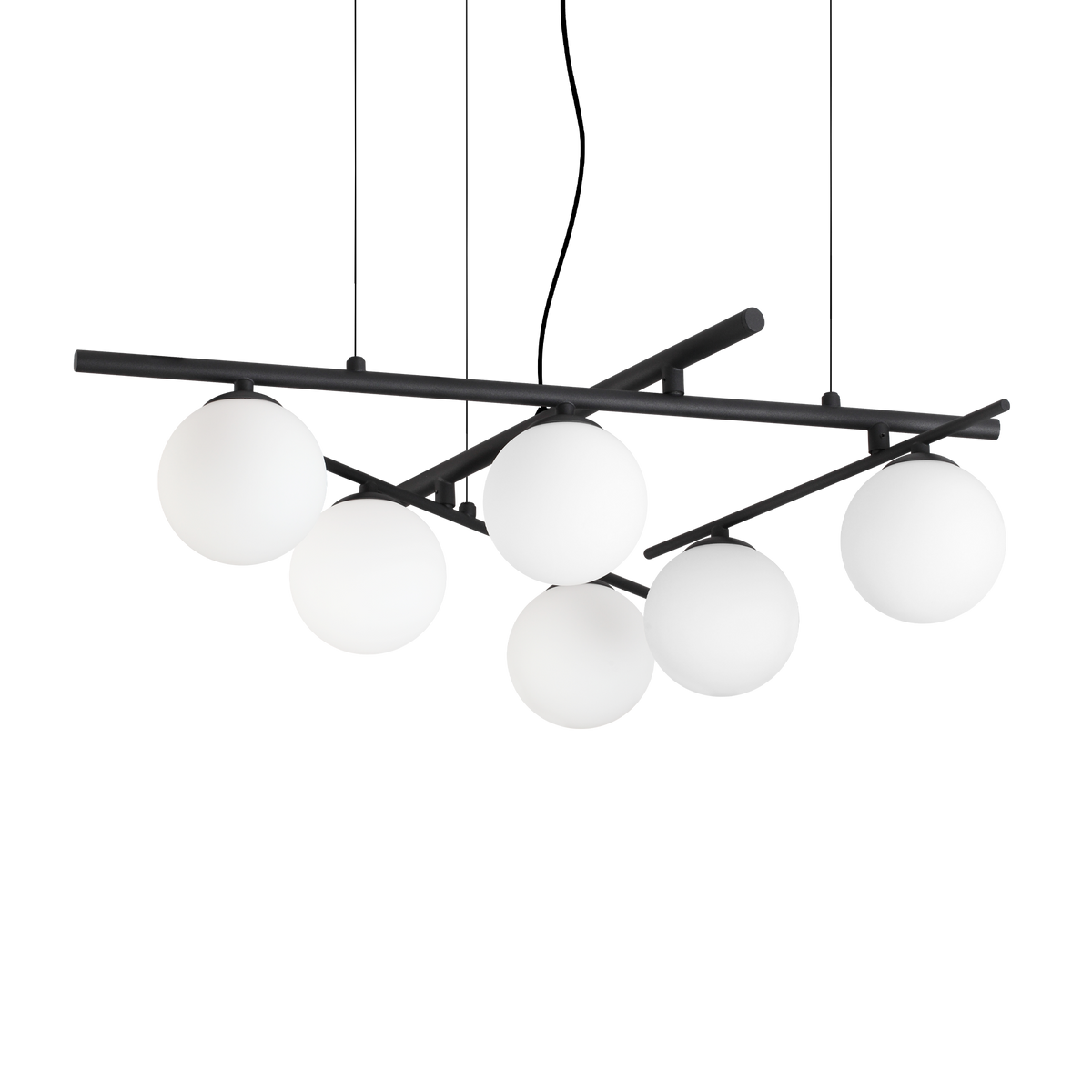 Lustră pendul Atlas SP6, negru